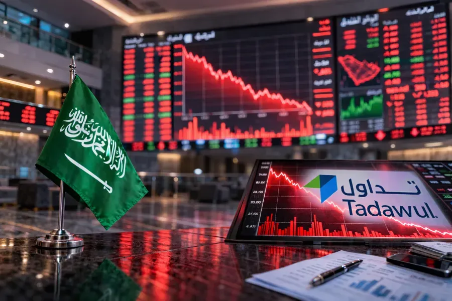 Saudi Stocks Face Broad Sell-Off Amid Heightened Risk Aversion and Regional Tensions