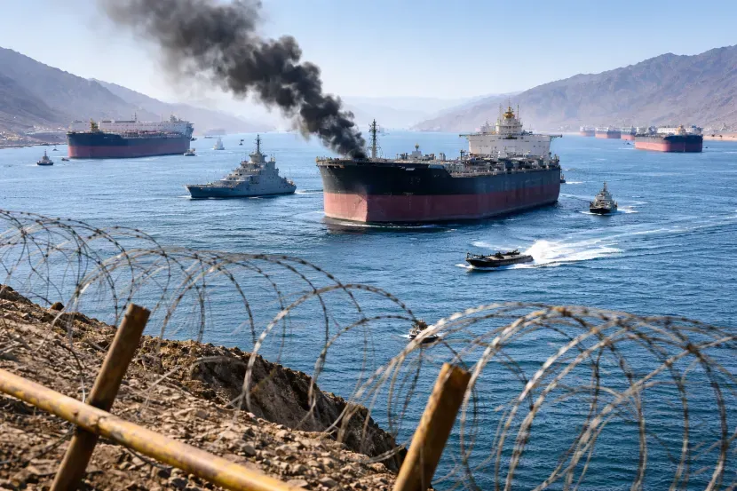Near Standstill in Strait of Hormuz Leaves Dozens of Oil Tankers Waiting and Threatens Global Supply
