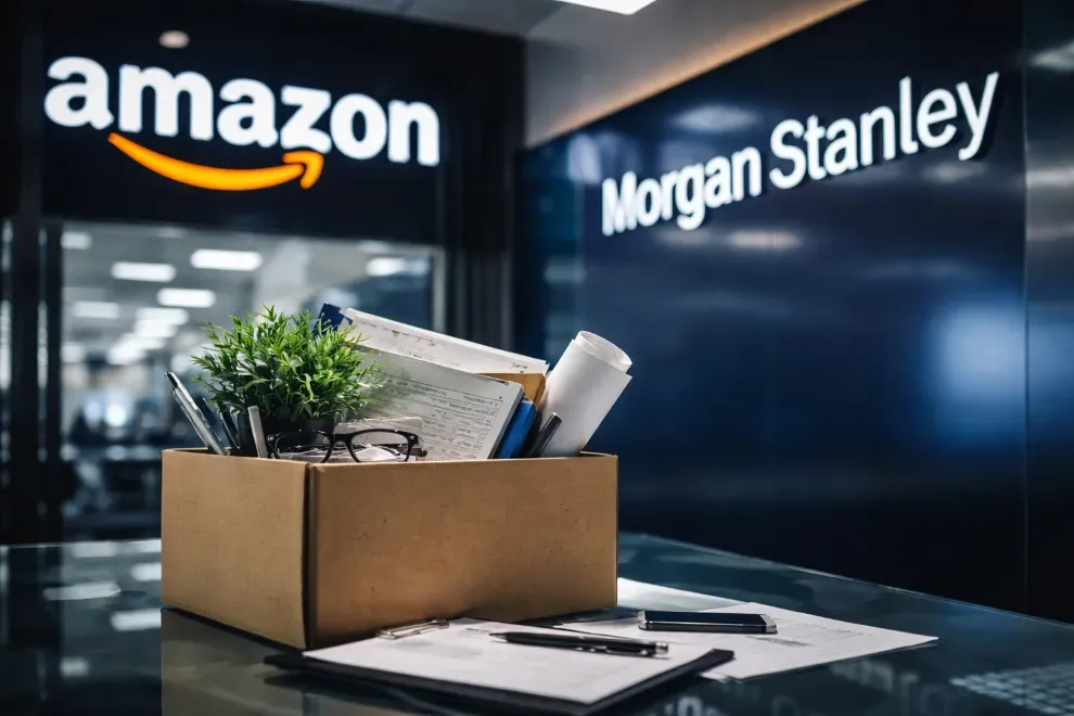 New Wave of Layoffs: Amazon Cuts Robotics Unit, Morgan Stanley Lays Off 2,500 Employees