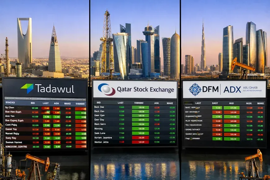 Saudi Market Stability Drives Mixed Performance in Gulf Bourses as Qatar Rises and Dubai Faces Pressure Amid Regional Liquidity Fluctuations