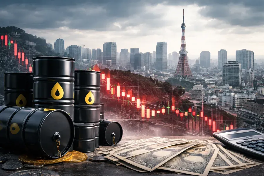 Oil Prices Pressure Japan’s Economy and Trigger Sharp Stock Market Decline