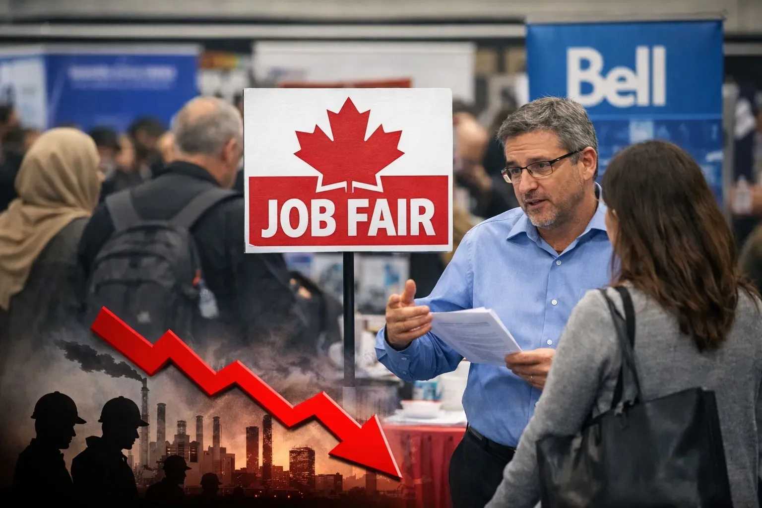 Canada Job Losses Deepen as Labor Market Shows Sharp Weakness Across Key Industries