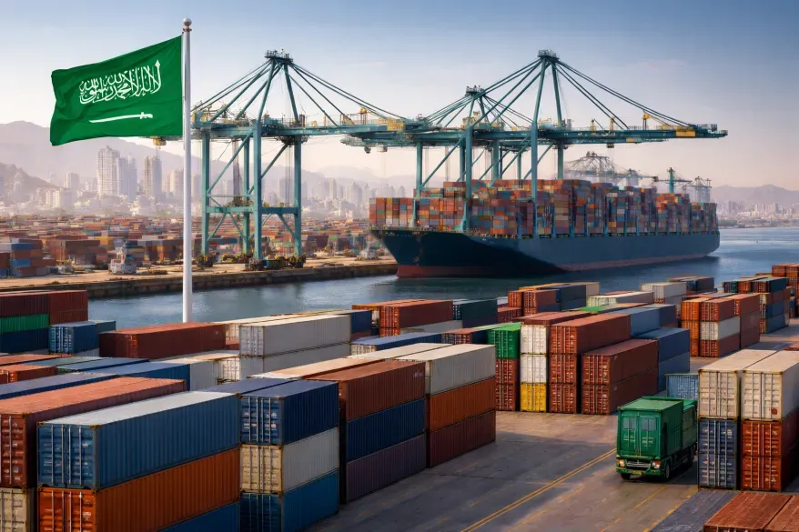 الصادرات غير النفطية السعودية ترتفع 22% في يناير مدفوعة بإعادة التصدير رغم تراجع الصادرات الوطنية