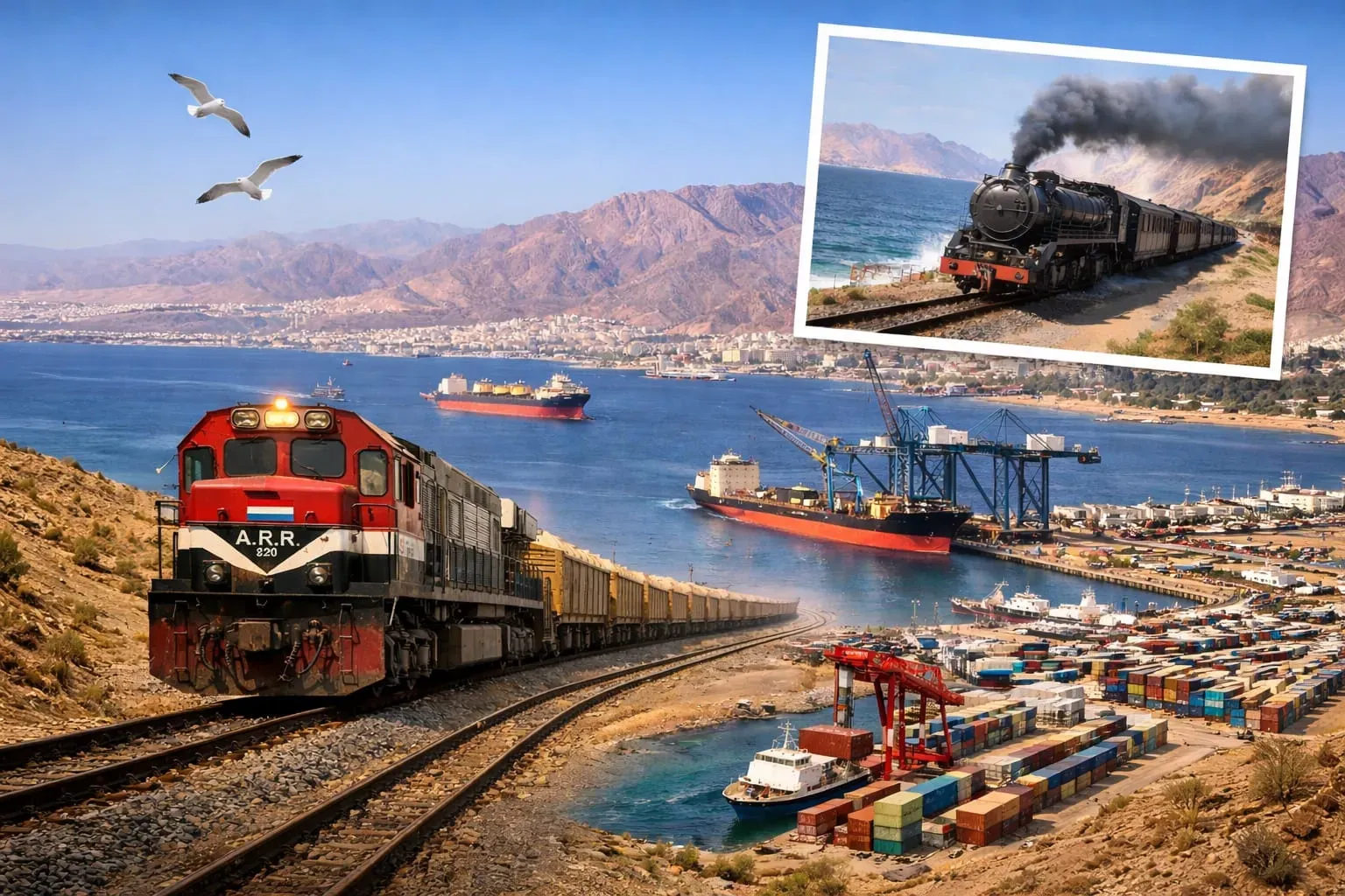 UAE and Jordan Sign $2.3 Billion Rail Deal to Boost Mining Exports