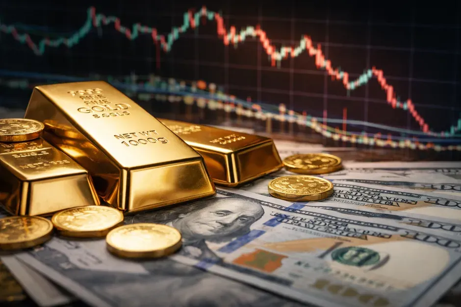 الذهب يتراجع دون 5000 دولار مع تراجع آمال خفض الفائدة الأمريكية بسبب ارتفاع أسعار الطاقة
