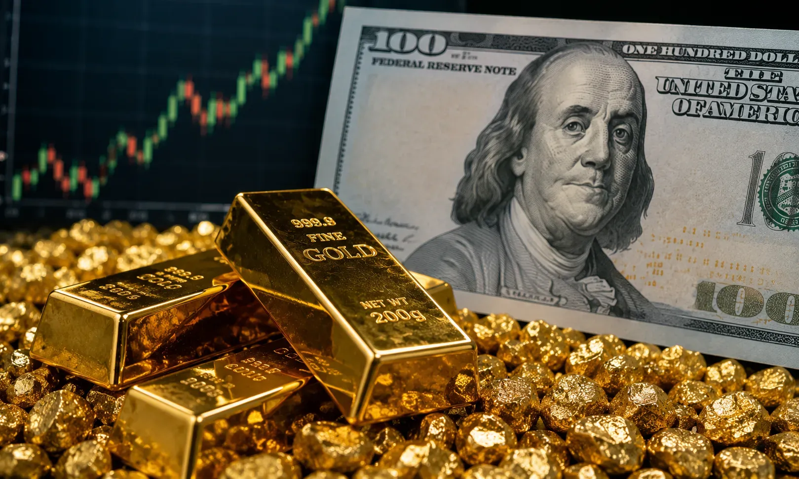Gold Climbs Above $4,100 as Dollar Softens; HSBC Cuts 2026 Price Forecast