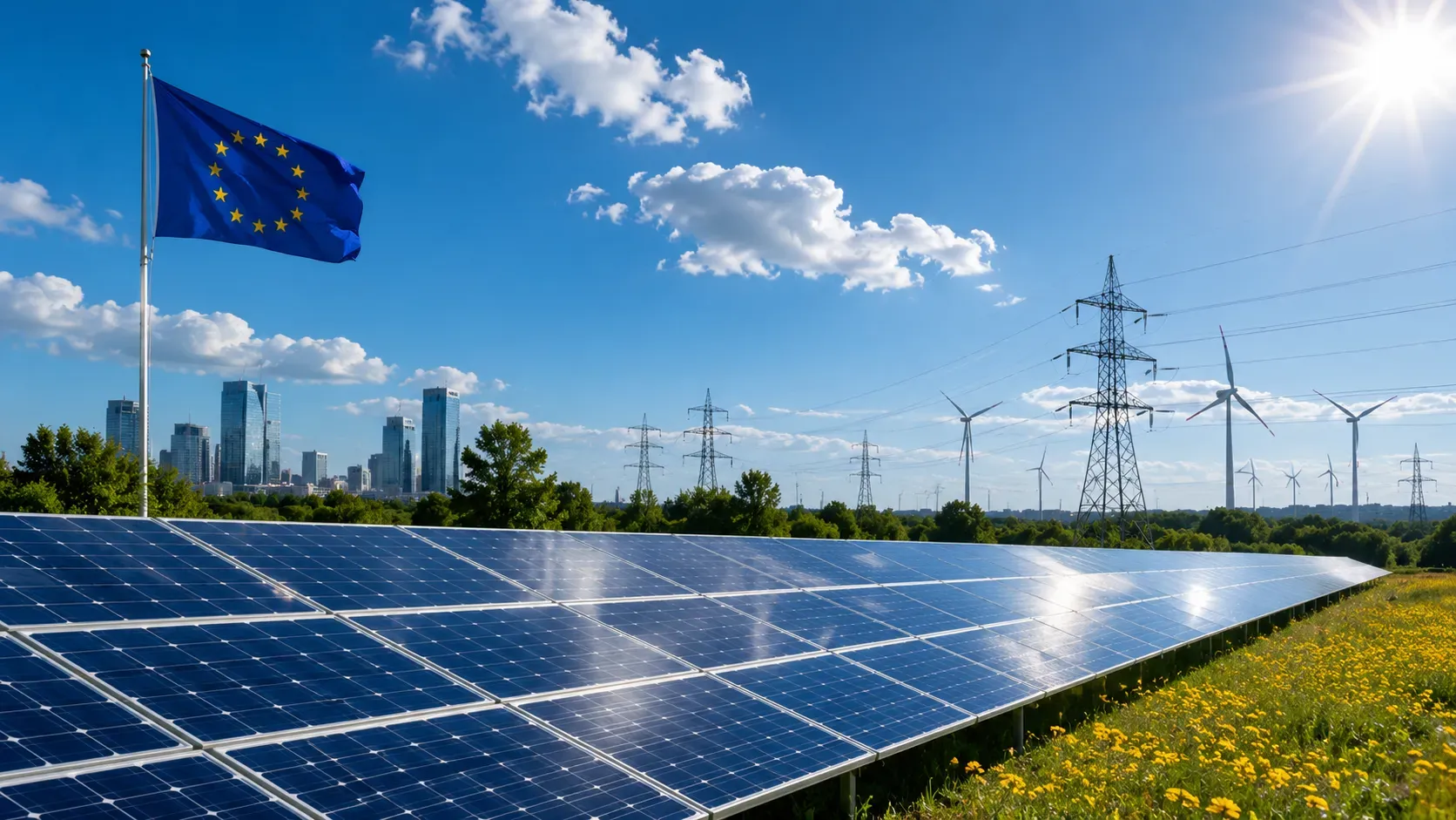Solar Power Supplies 25% of EU Electricity in June 2026 in Historic First