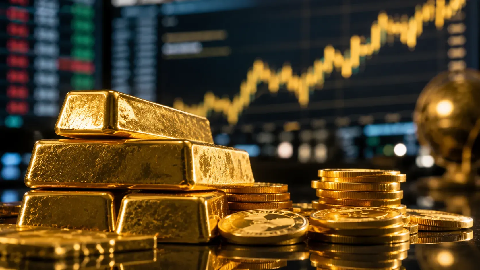 الذهب يرتفع أكثر من 2% مدعوماً بتباطؤ التضخم الأمريكي وتراجع توقعات رفع الفائدة