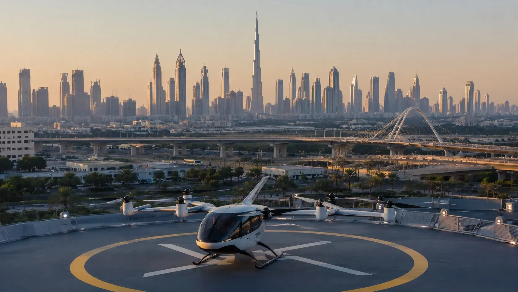 الطيران المدني تعتمد مهبط VDX في دبي اول مهبط عمودي تجاري للطائرات الكهربائية في العالم