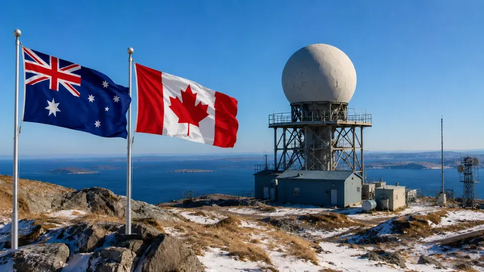 Australia, Canada Sign $1.8 Billion Radar Deal as Arctic Security Competition Intensifies