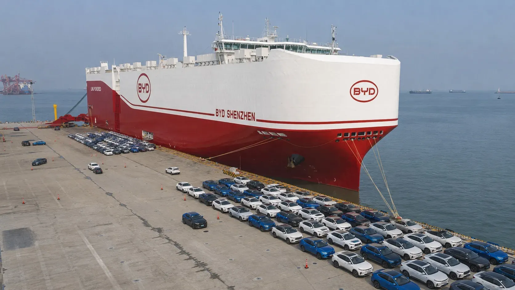 BYD Operates Eight Car-Carrying Ships to Control Supply Chain Amid Hormuz Closure and Geopolitical Turmoil