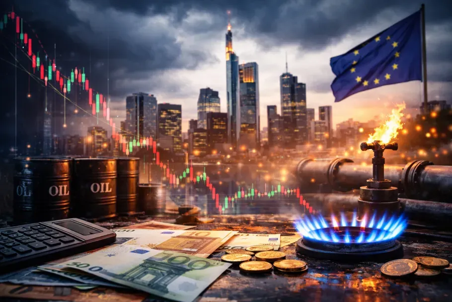 European Markets Slide as Energy Shock, Weak Euro and ECB Uncertainty Collide