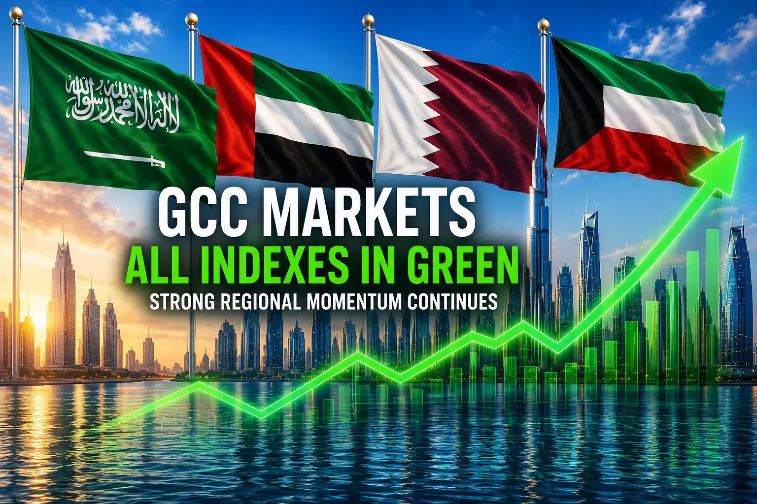 GCC Equities Advance as Saudi Arabia, Kuwait and Dubai Lead Regional Market Gains