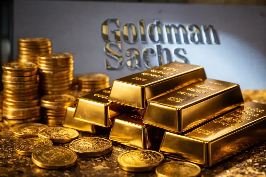 Goldman Sees Gold at $5,400 Despite Worst Monthly Drop in Over a Decade