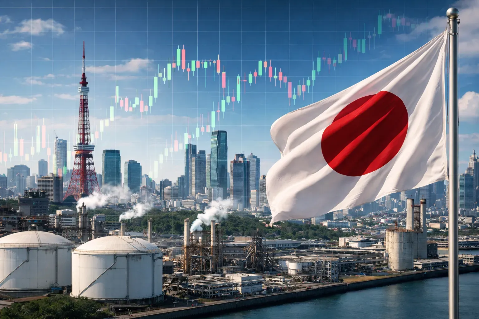Japan markets rebound despite industrial slowdown as Iran-linked oil shift reshapes yields and yen dynamics