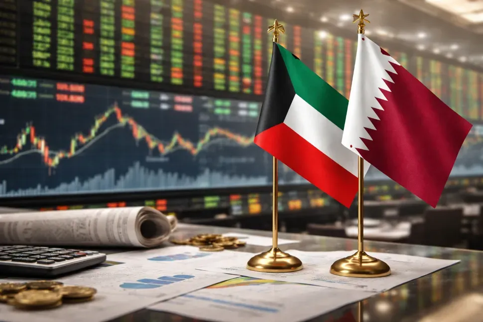 تباين أداء بورصتي الكويت وقطر وسط حذر المستثمرين وارتفاع أسعار النفط