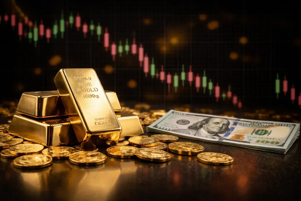 أسعار الذهب تتراجع لأدنى مستوياتها منذ اندلاع الصراع الإقليمي