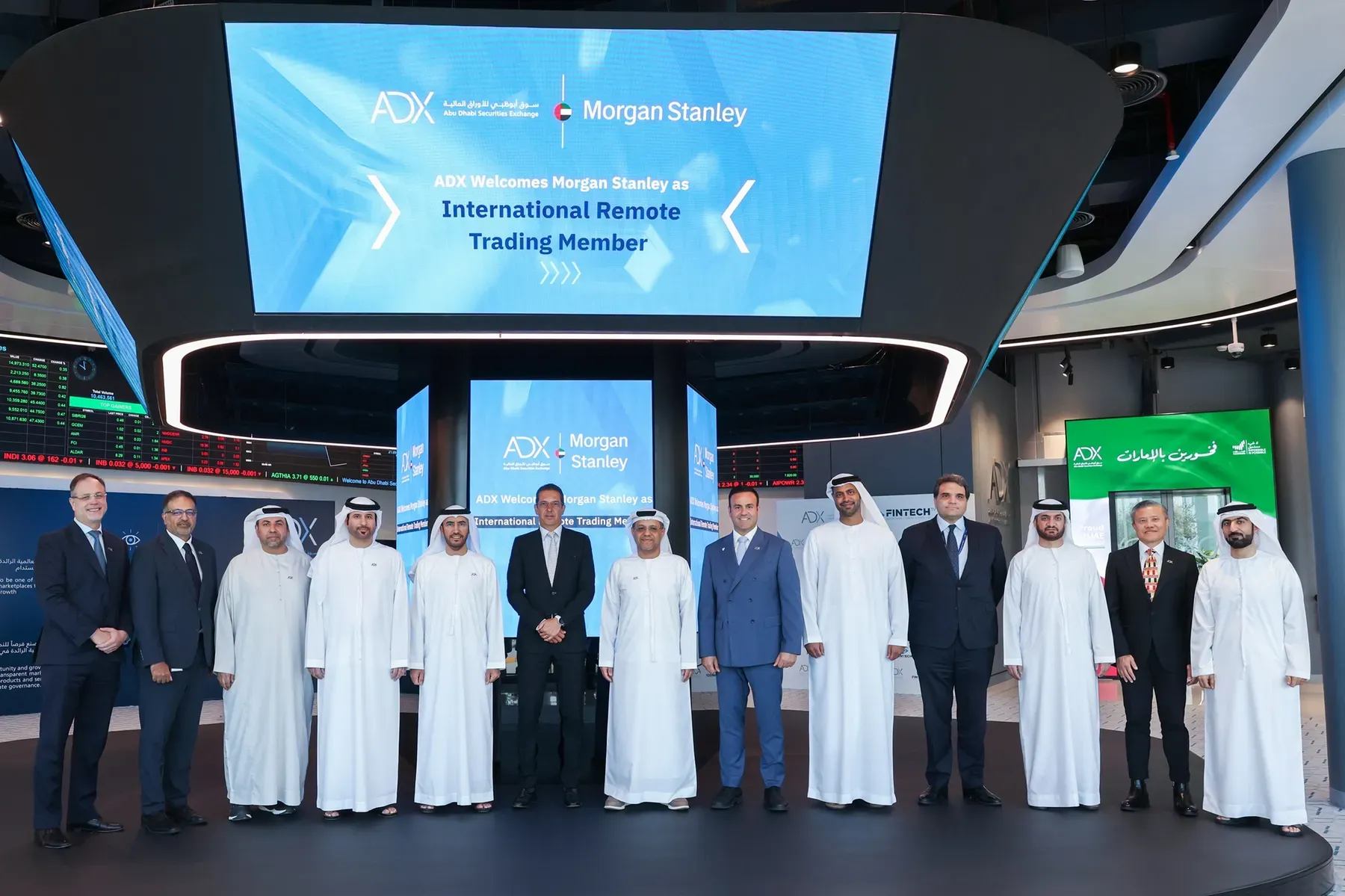 Morgan Stanley Joins ADX as First International Investment Bank Remote Trading Member
