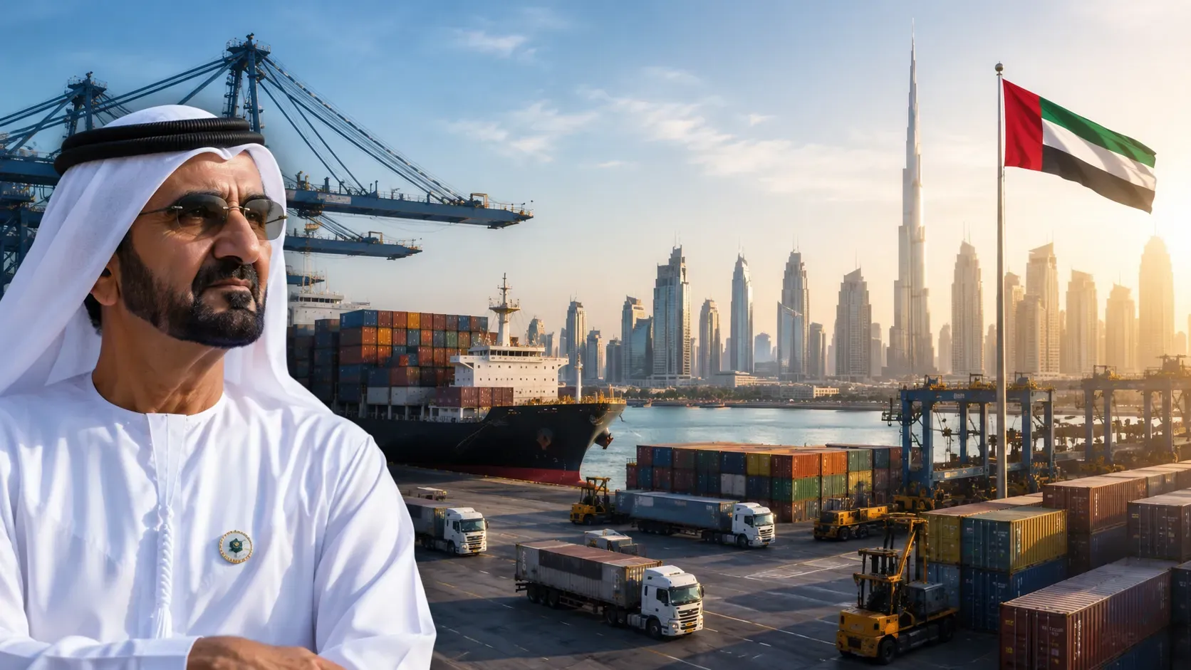الإمارات تسجل رقماً قياسياً في التجارة غير النفطية مع اقترابها من حاجز تريليوني درهم خلال نصف عام