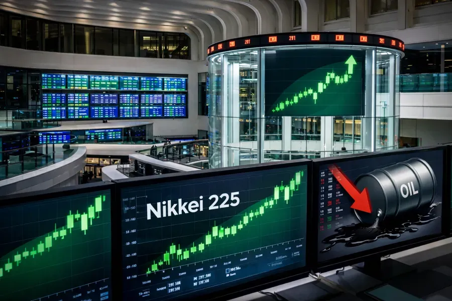 Nikkei 225 Rises 0.5% to 54,000 as Easing Oil Prices Snap Three-Day Losing Streak