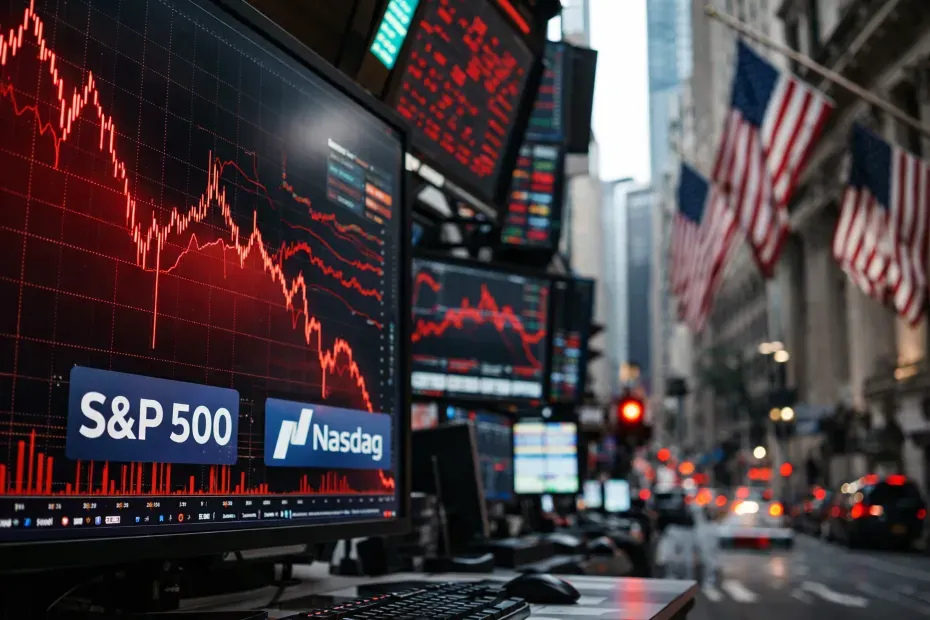 US Stocks Slide as Oil Surge and Middle East Tensions Trigger Broad Market Selloff
