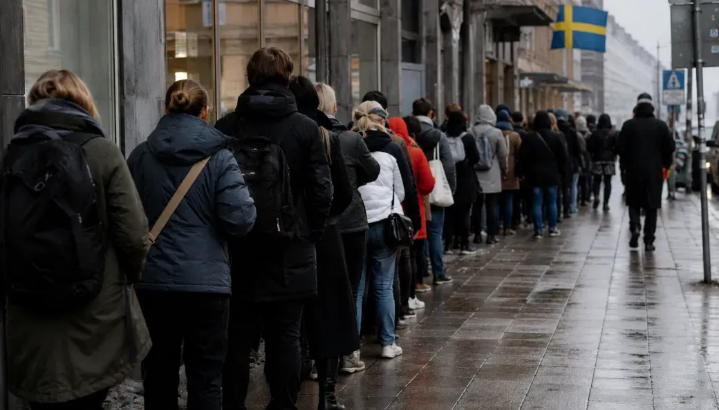 Sweden's Unemployment Rate Rises to 9.4% as Labor Market Pressures Persist