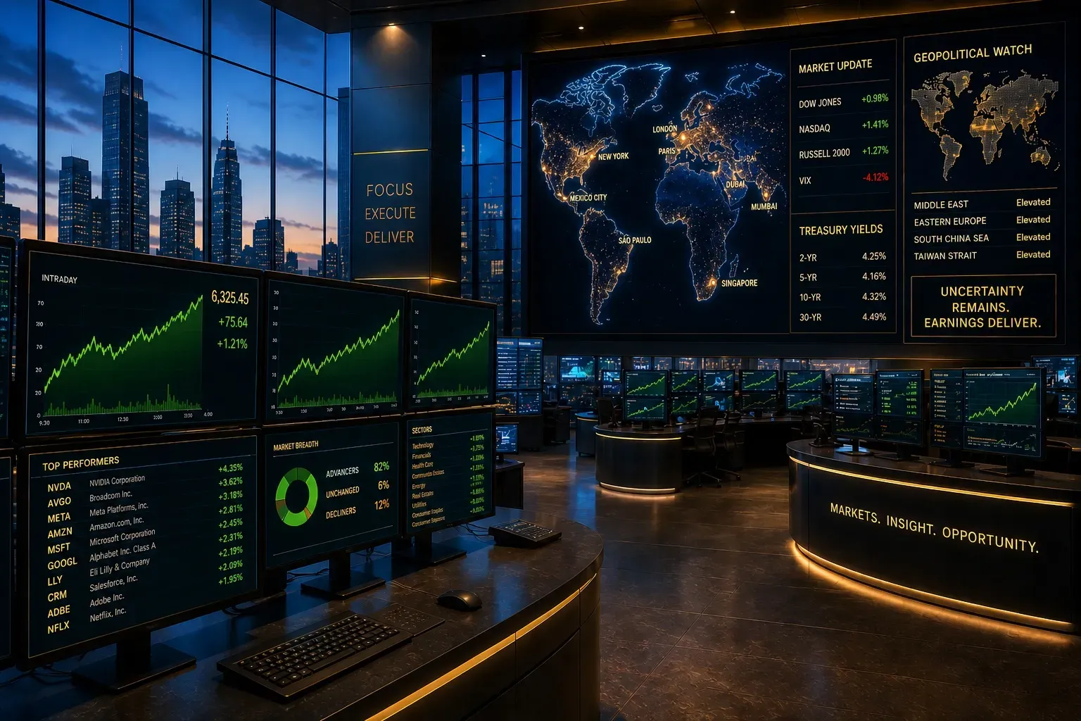 Morgan Stanley: Tech Earnings Are Overpowering Iran War Fears for Global Stocks