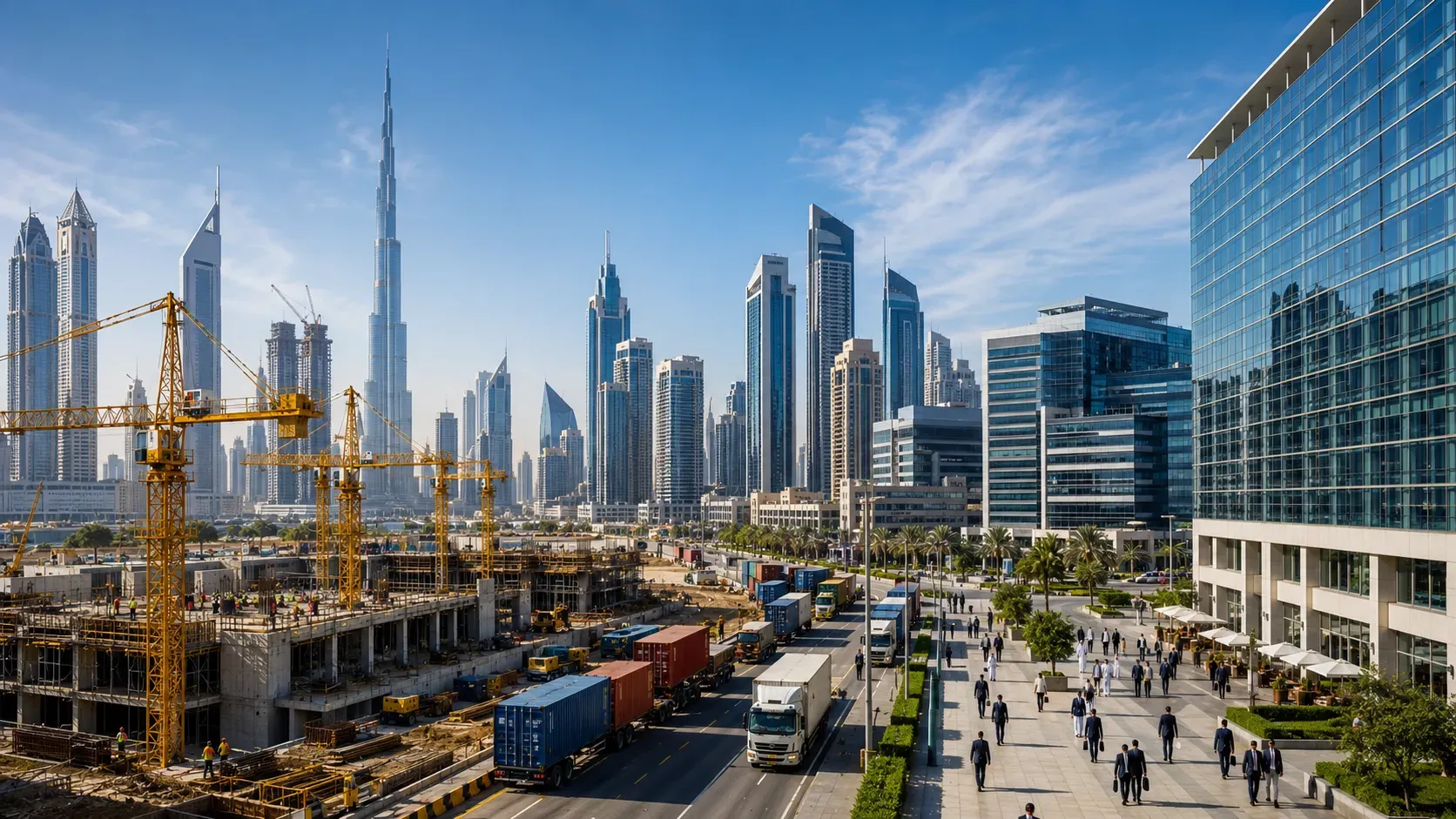 UAE Non-Oil Private Sector Growth Improves as Output Reaches Three-Month High