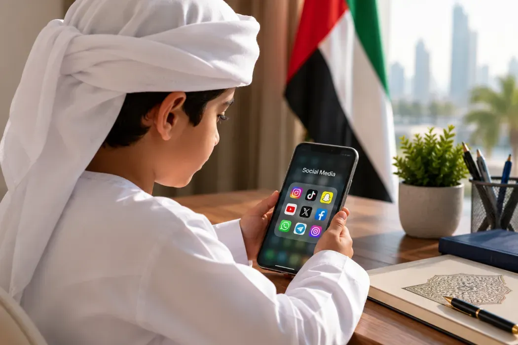 الإمارات تتجه لحظر حسابات التواصل الاجتماعي للأطفال دون 15 عاماً