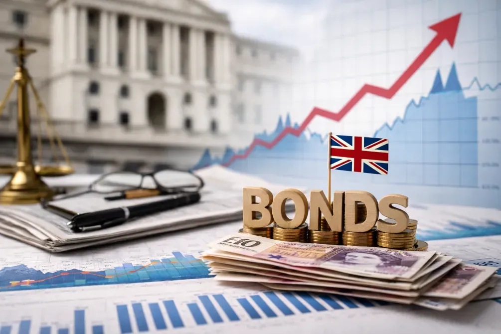 UK gilt yields surge above 4.8% as Bank of England hawkish hold at 3.75% drives 2026 rate hike repricing