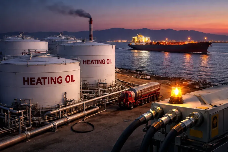 US Heating Oil Futures Top $4 as Iran War Squeezes Hormuz Energy Supplies